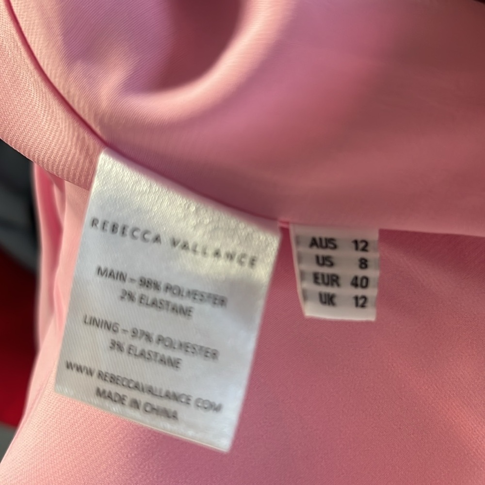 SOLD Rebecca Vallance Pierson Chain-Strap Mini Dress Size 8 NWT - Picture 6 of 6